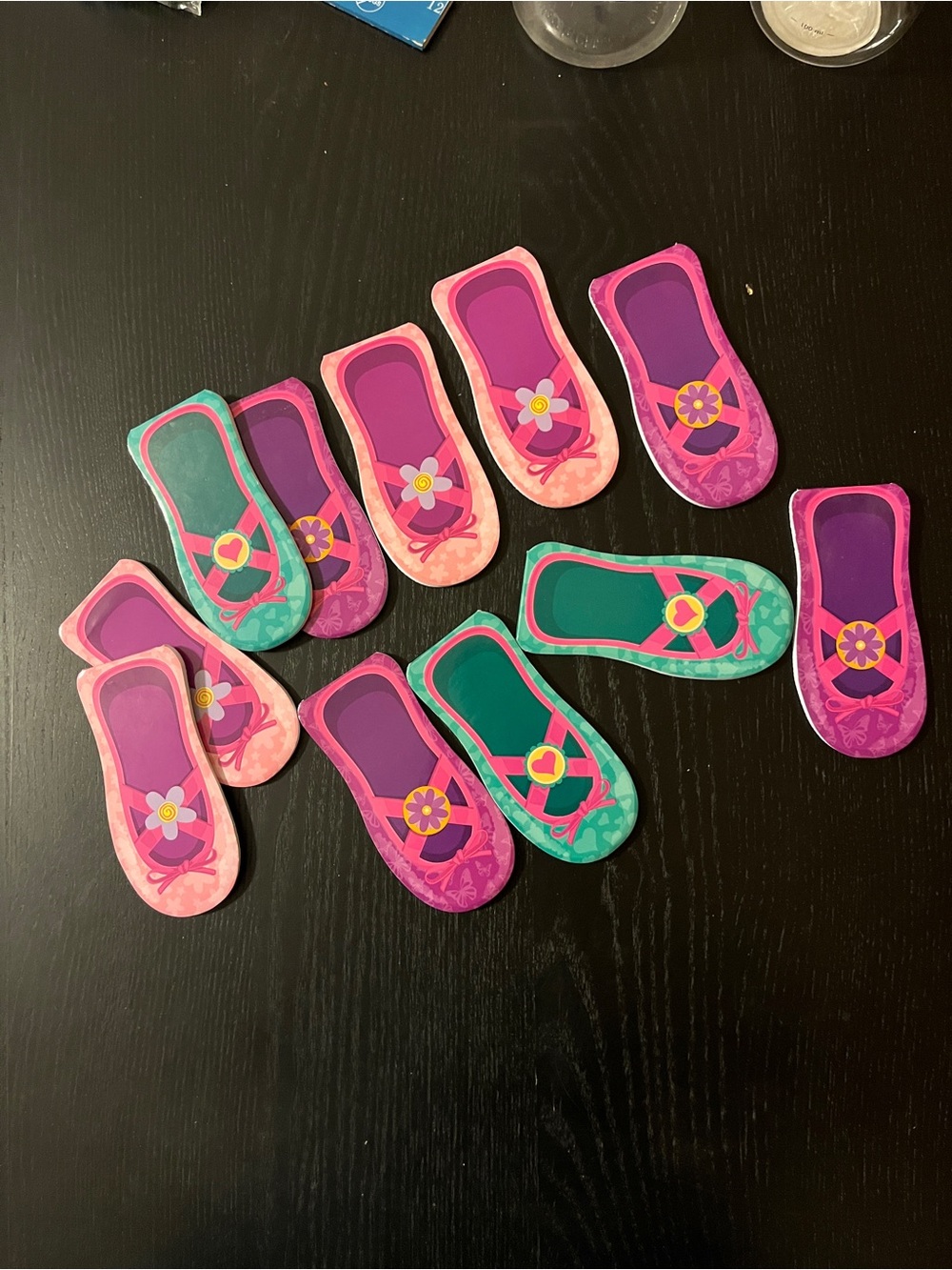 Floral Flip-Flop Sticker Pack - Pink & Teal
